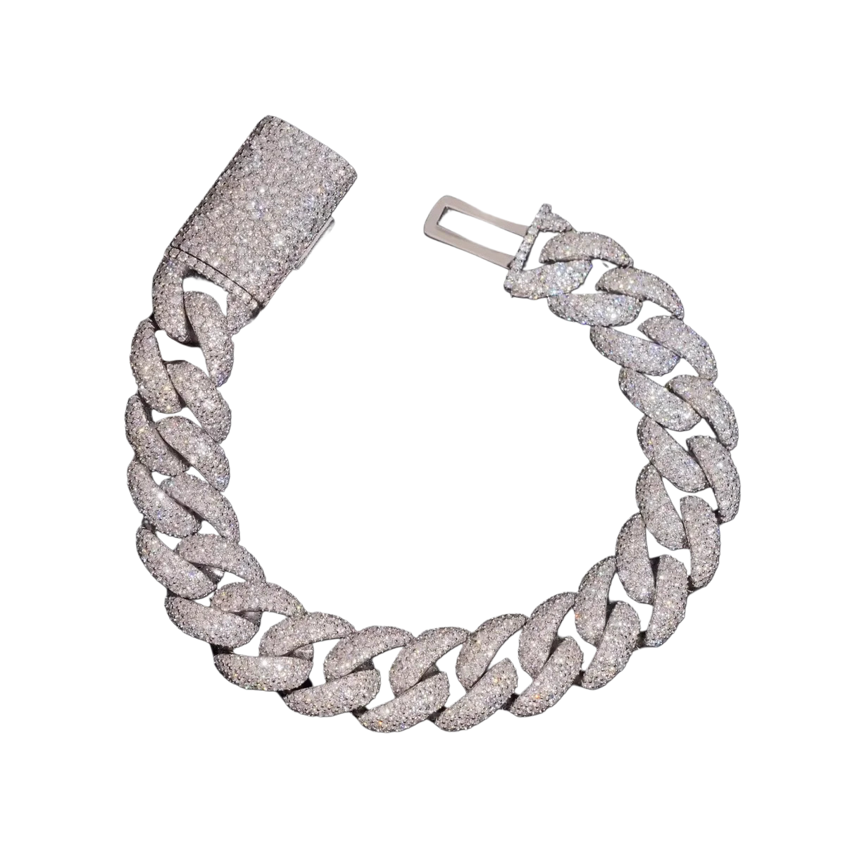 14mm Mosaic set VVS bracelet