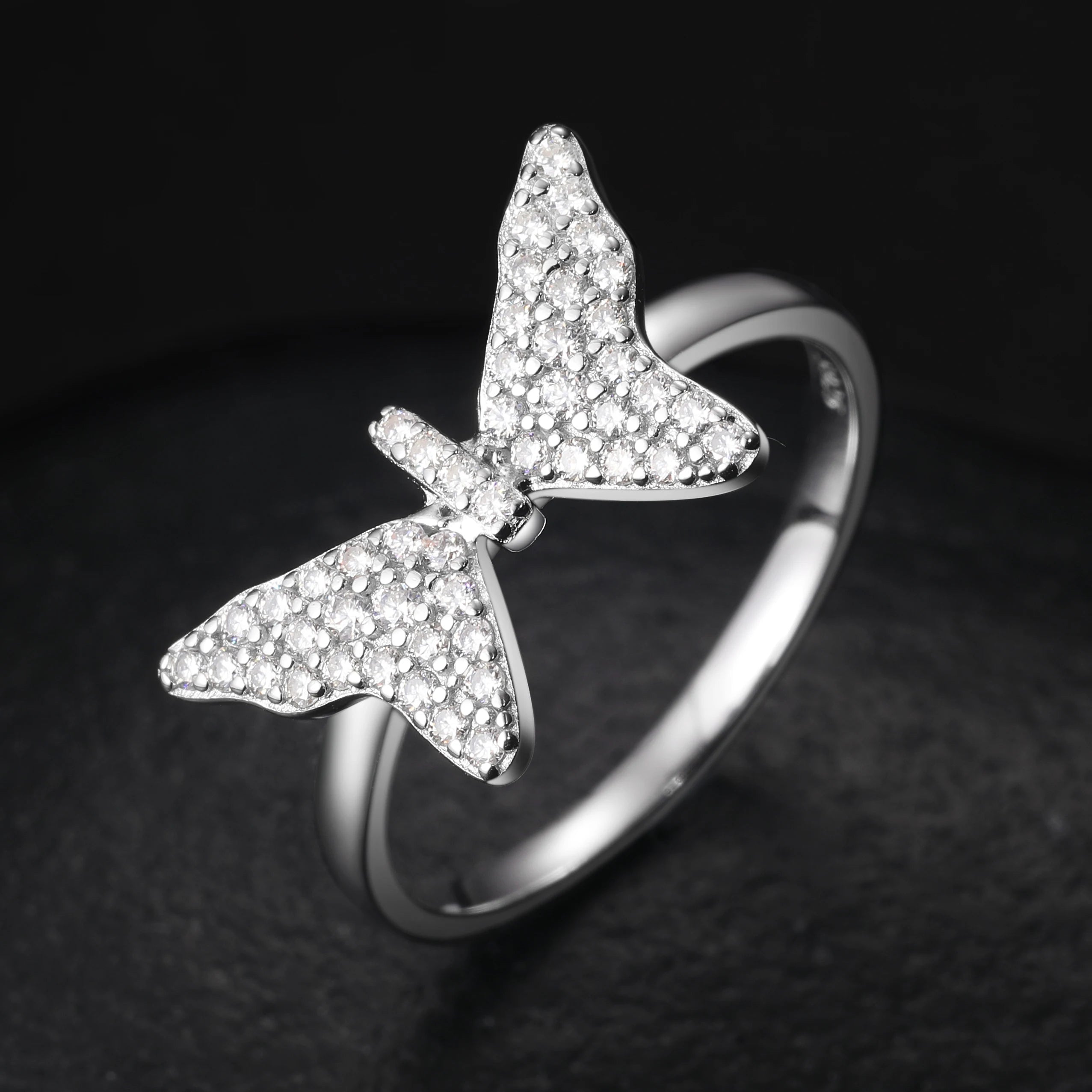 VVS1 S925 Butterfly Ring