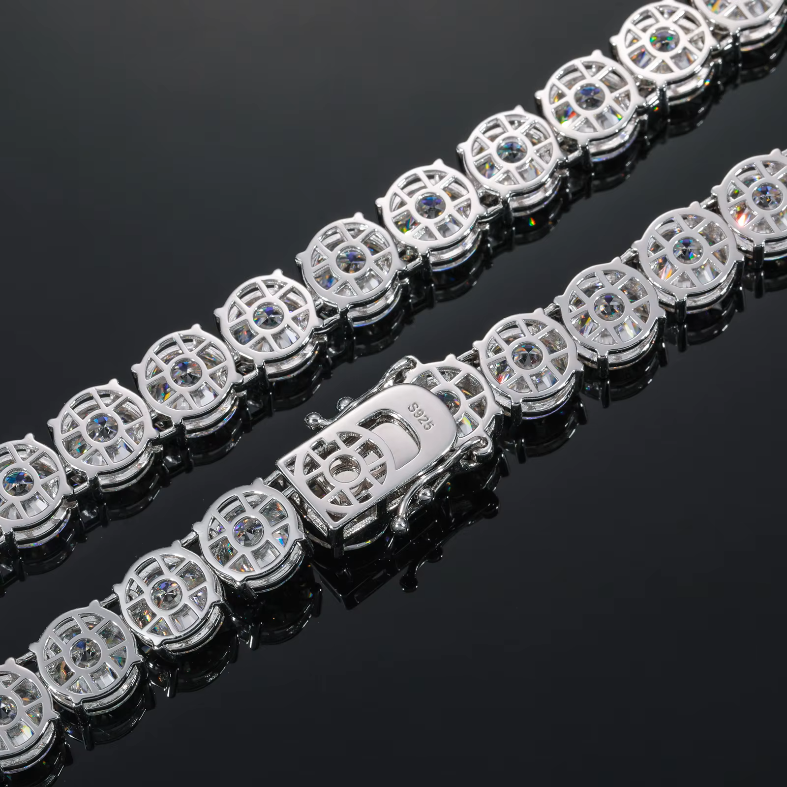 10mm VVS S925 TENNIS BRACELET