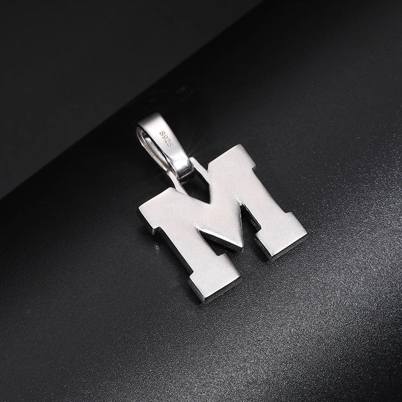 S925 VVS1 Letter Pendant