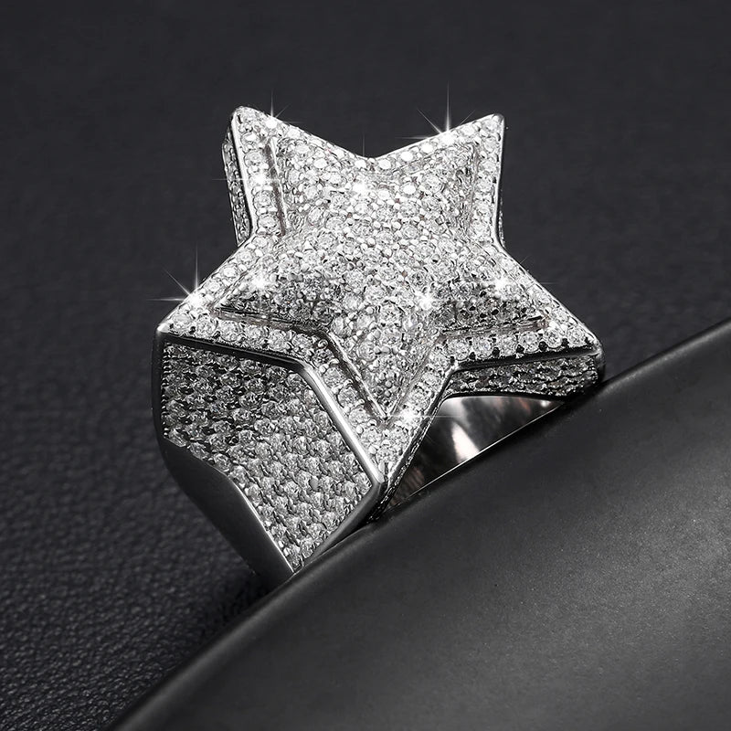 Star S925 Moissanite Ring