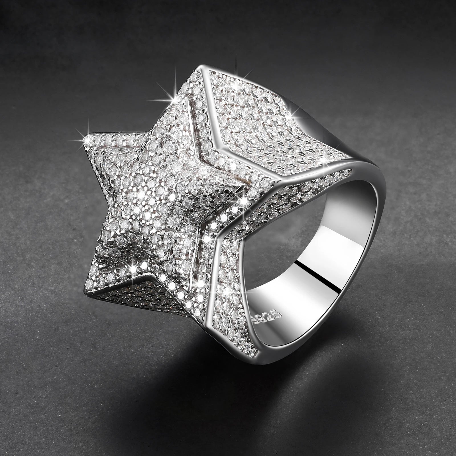 Star S925 Moissanite Ring