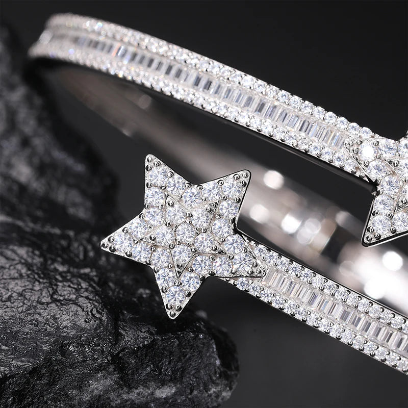 S925 Moissanite Star Bracelet