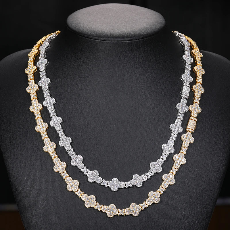 10mm S925 Zircon Tennis Necklace