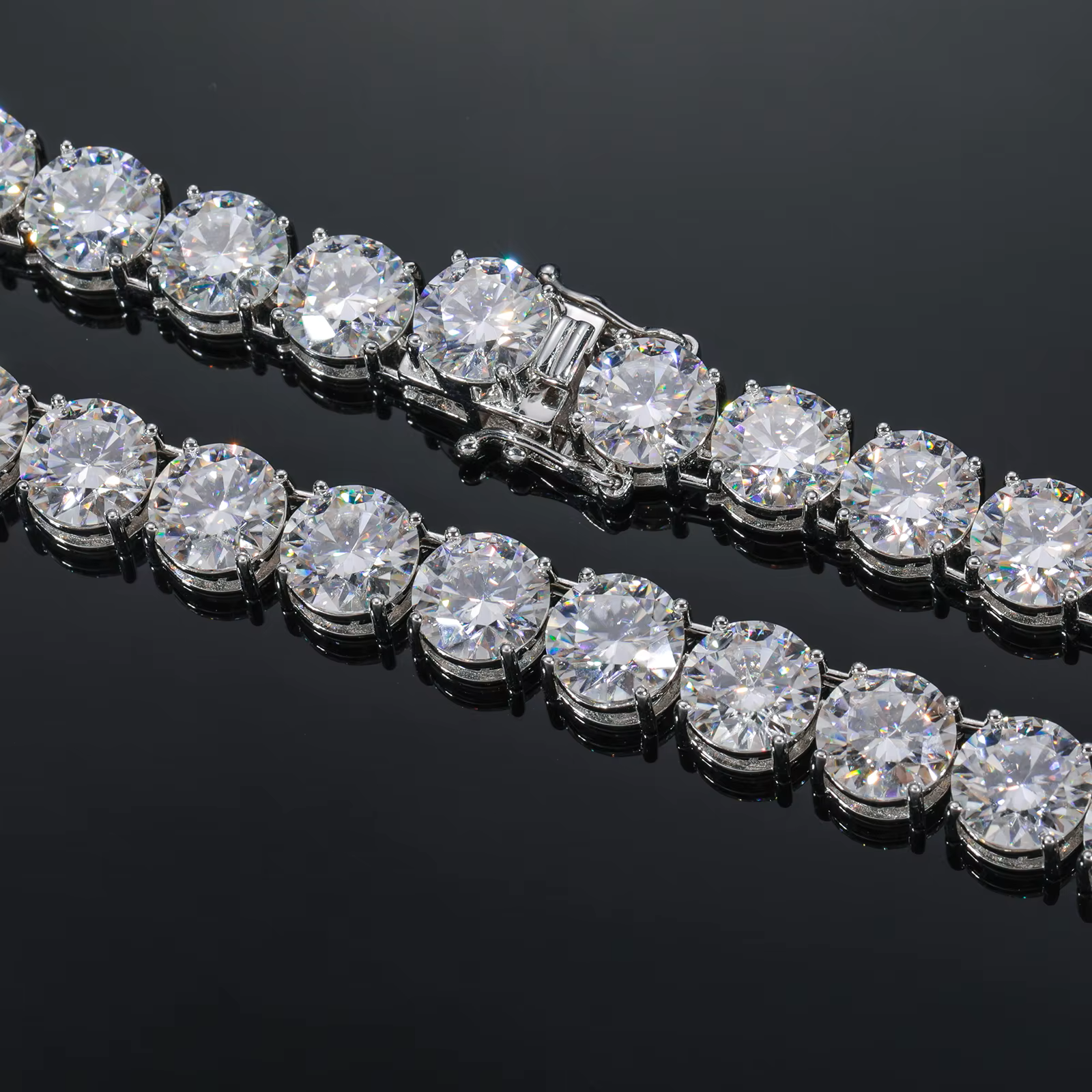 10mm VVS S925 TENNIS BRACELET